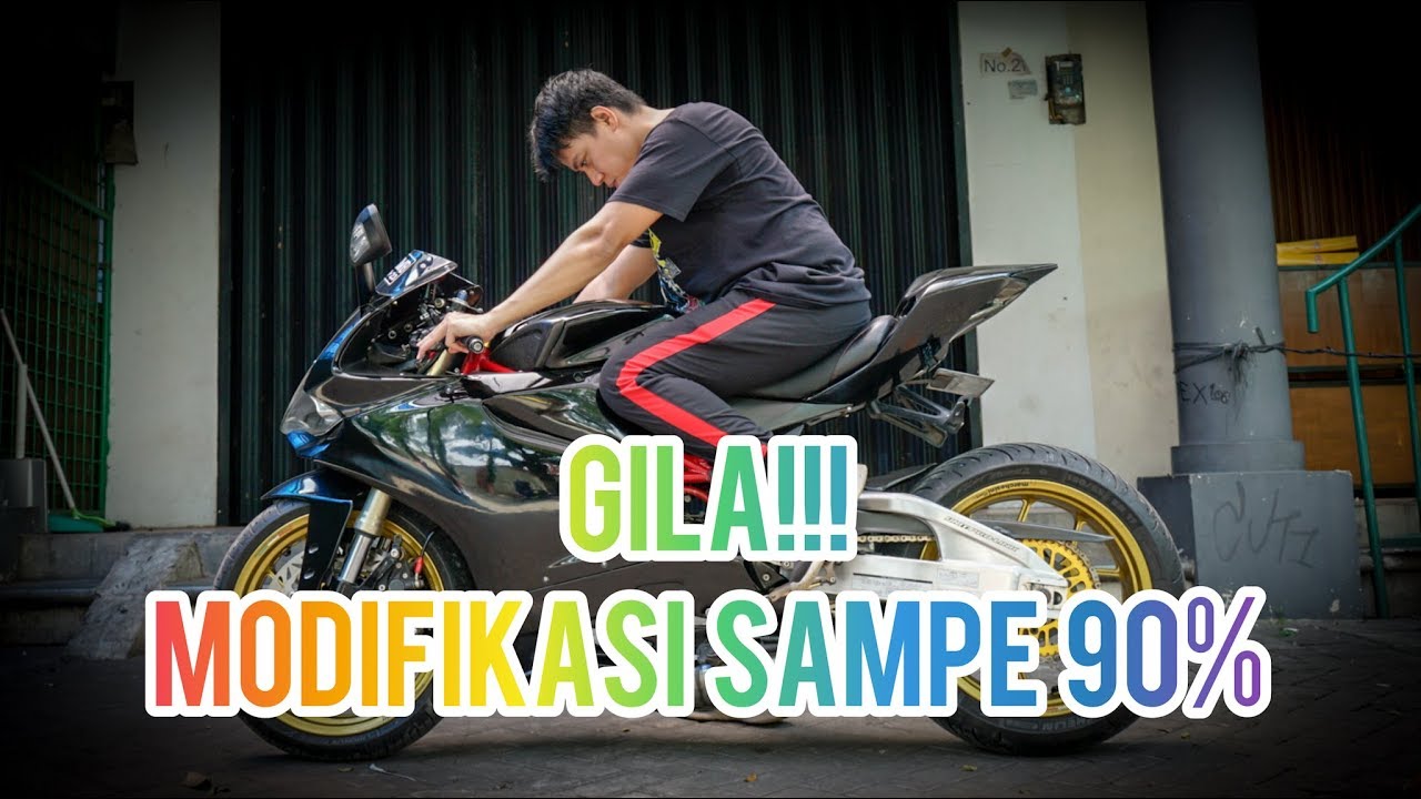 Modifikasi GILA !!! Minerva Megelli 250 jadi Ducati Panigale