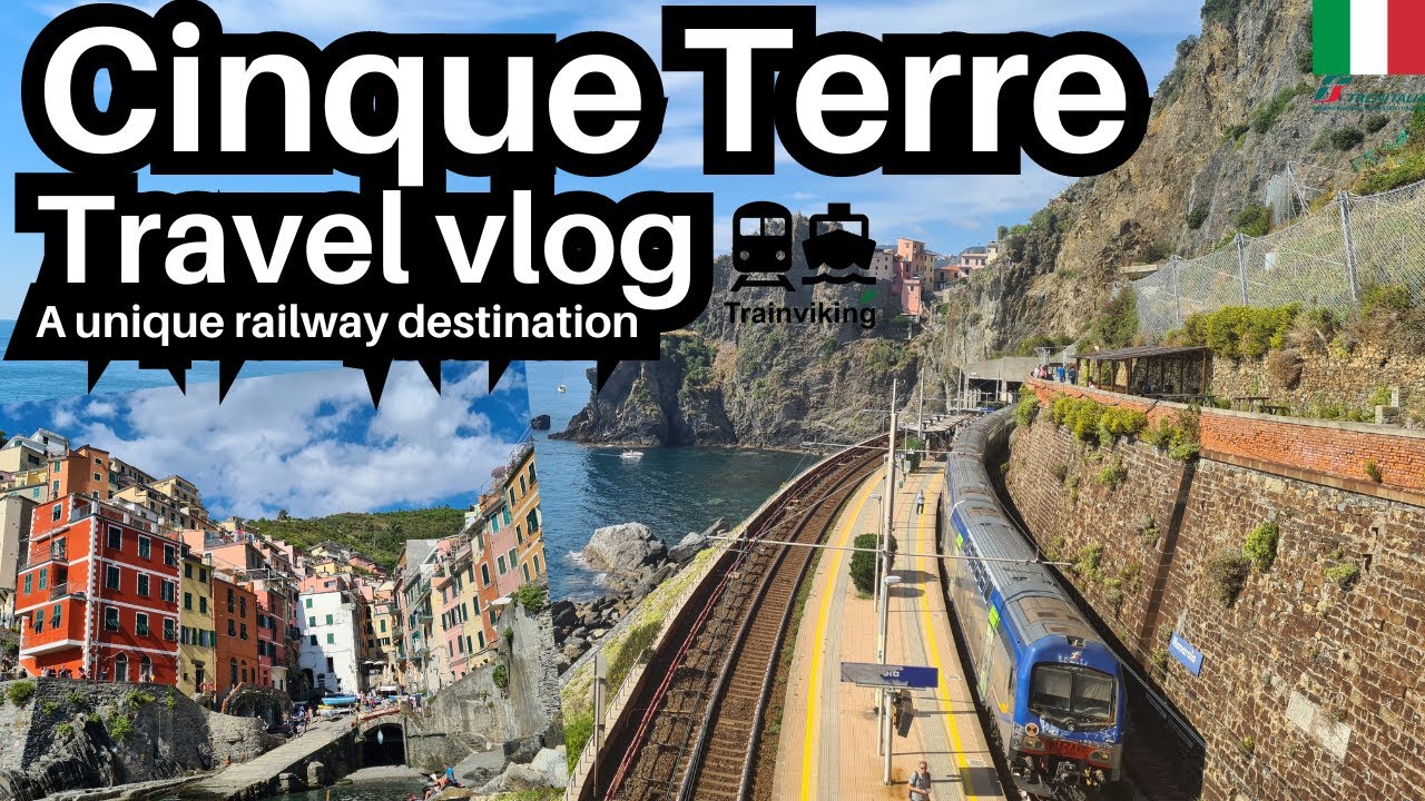 Cinque Terre, five beautiful villages along the coast in Italy. A unique scenic railway destination.