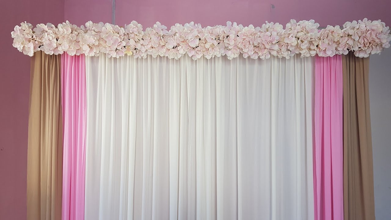 DIY_ WEDDING BACKDROP | ENGAGEMENT BACKDROP | WEDDING DECORATION IDEAS | PELAMIN KAHWIN