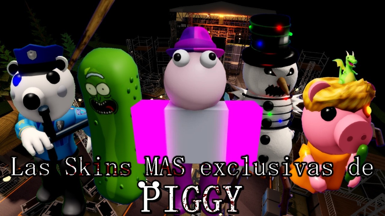 Skins en Piggy MÁS exclusivas de todo el juego.🏆✔️ ¦ Whiquerk