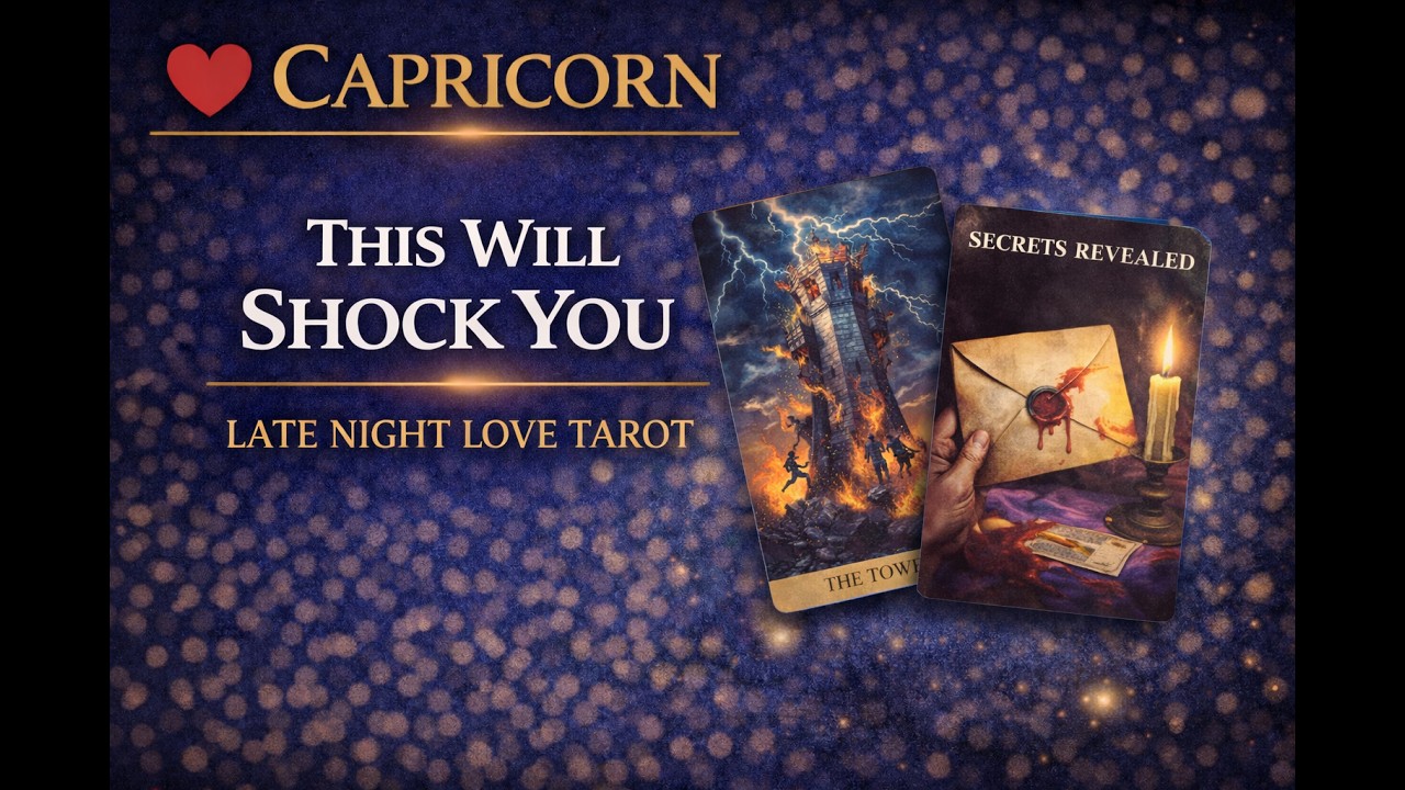 ❤️CAPRICORN-Late Night Love Tarot Reading ￼