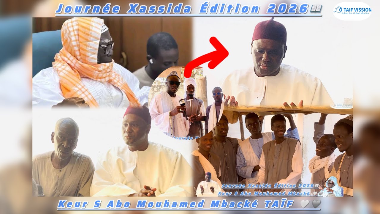 JOURNÉE XASSIDA ÉDITION 2026📖KEUR S ABO MOUHAMED MBACKÉ TAÏF 🤍🩶