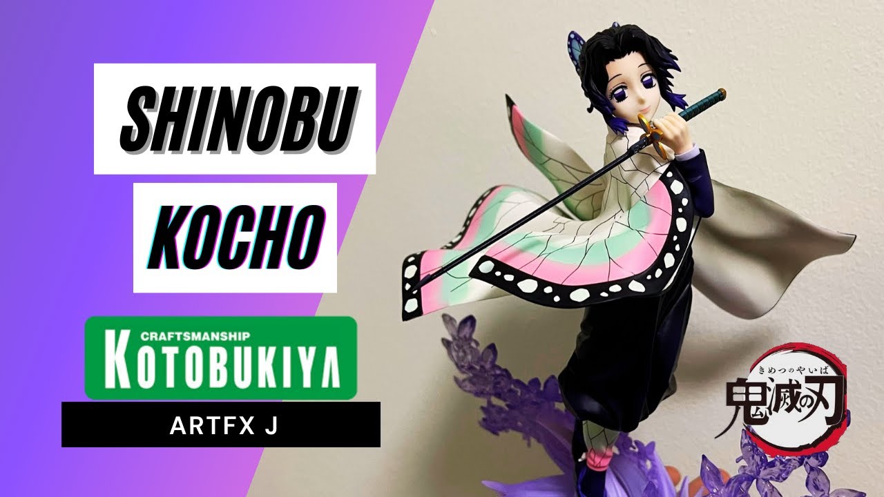 Shinobu Kocho kotobukiya artfx J showcase and unboxing