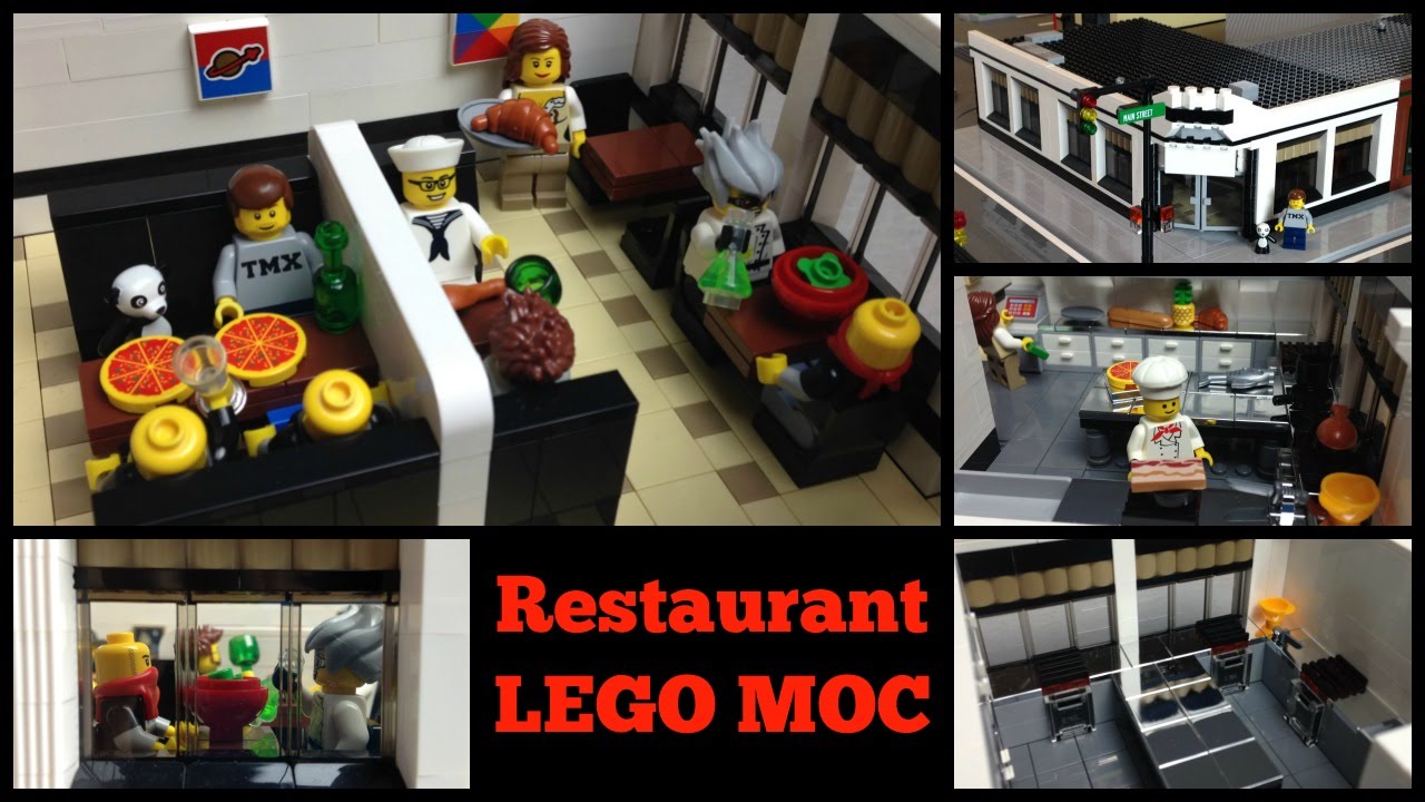LEGO MOC: Restaurant for my LEGO City