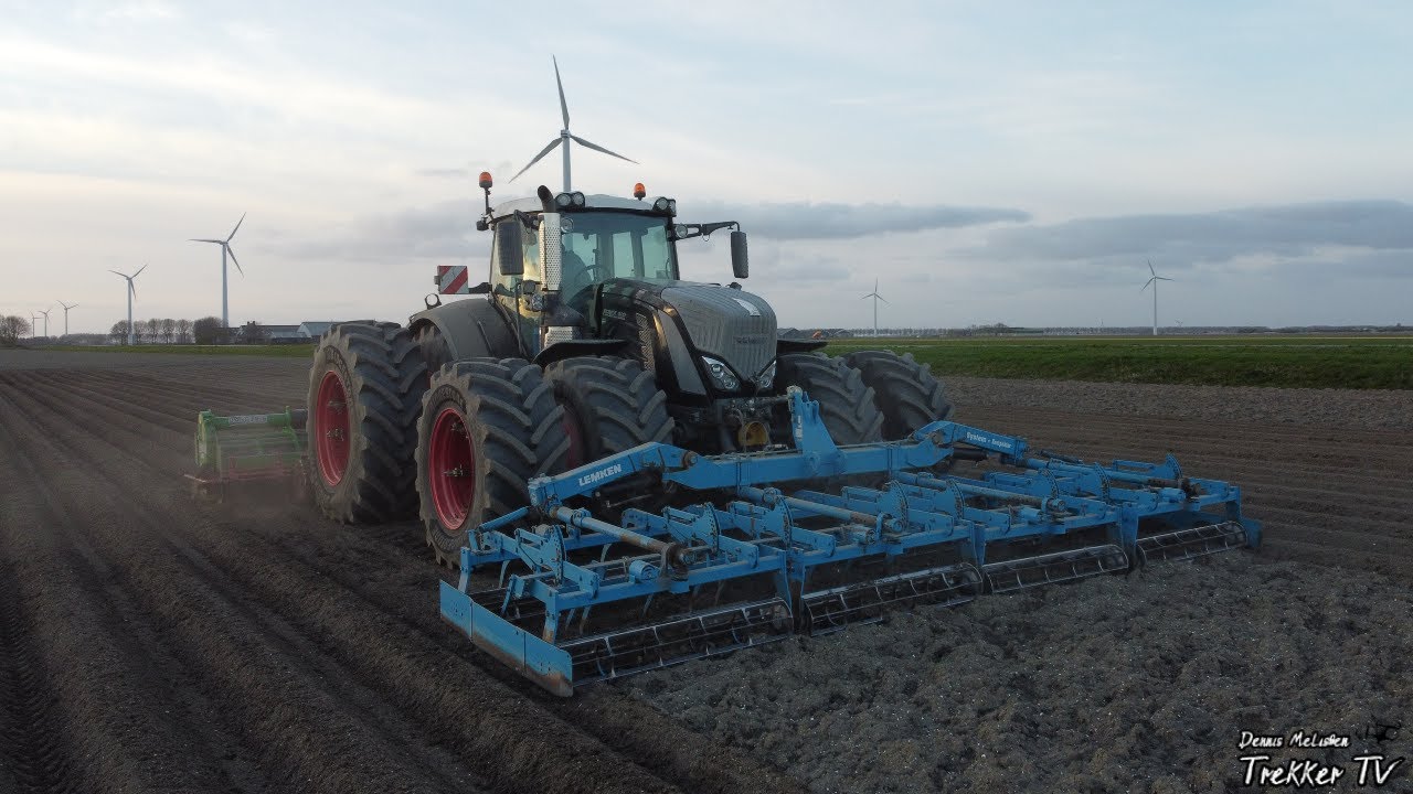 Planting Potatoes | Fendt 939 black beauty + Baselier | Aardappels poten | Zeewolde.
