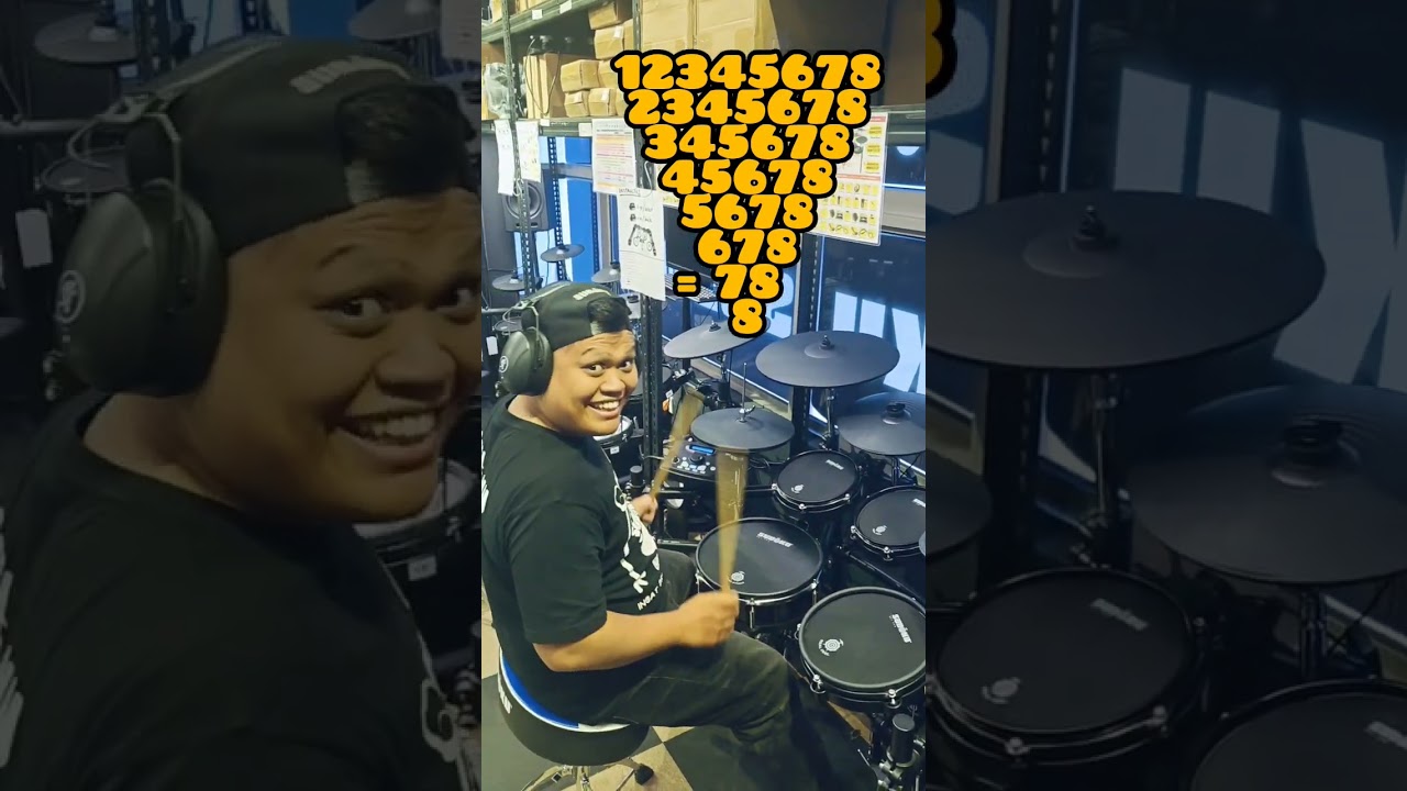 12345678 Drum groove challenge