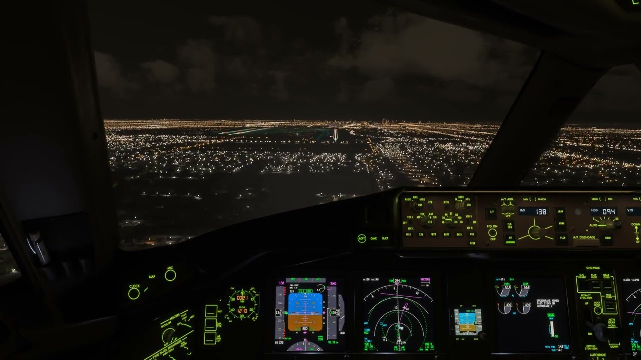 Landing in Miami from Istanbul | Boeing 777-300ER | Turkish Airlines | MSFS 2024