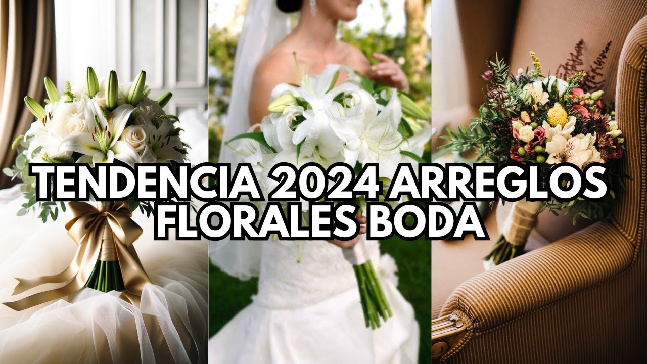 DIY FACIL 🌷👰🏻🤵🏻🌷ARREGLOS FLORALES (RAMO DE NOVIAS) TENDENCIAS 2024