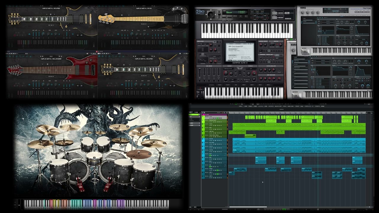 Frozen Valor | Epic Melodic Death Metal | Ample Sound & Krimh Drums | Original VST Metal Composition