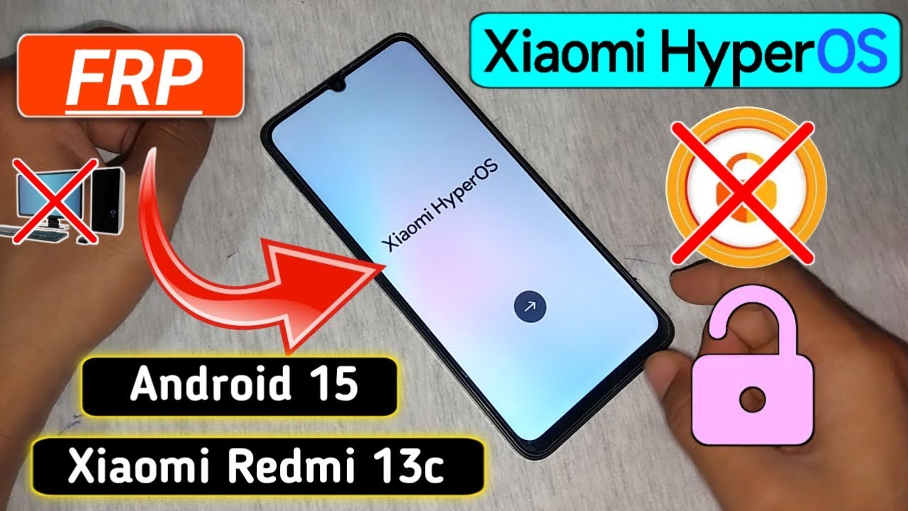 All Xiaomi Redmi hyperos 2.0.204.0 Android 15 FRP bypass Without pc / redmi note 13 5G FRP bypass