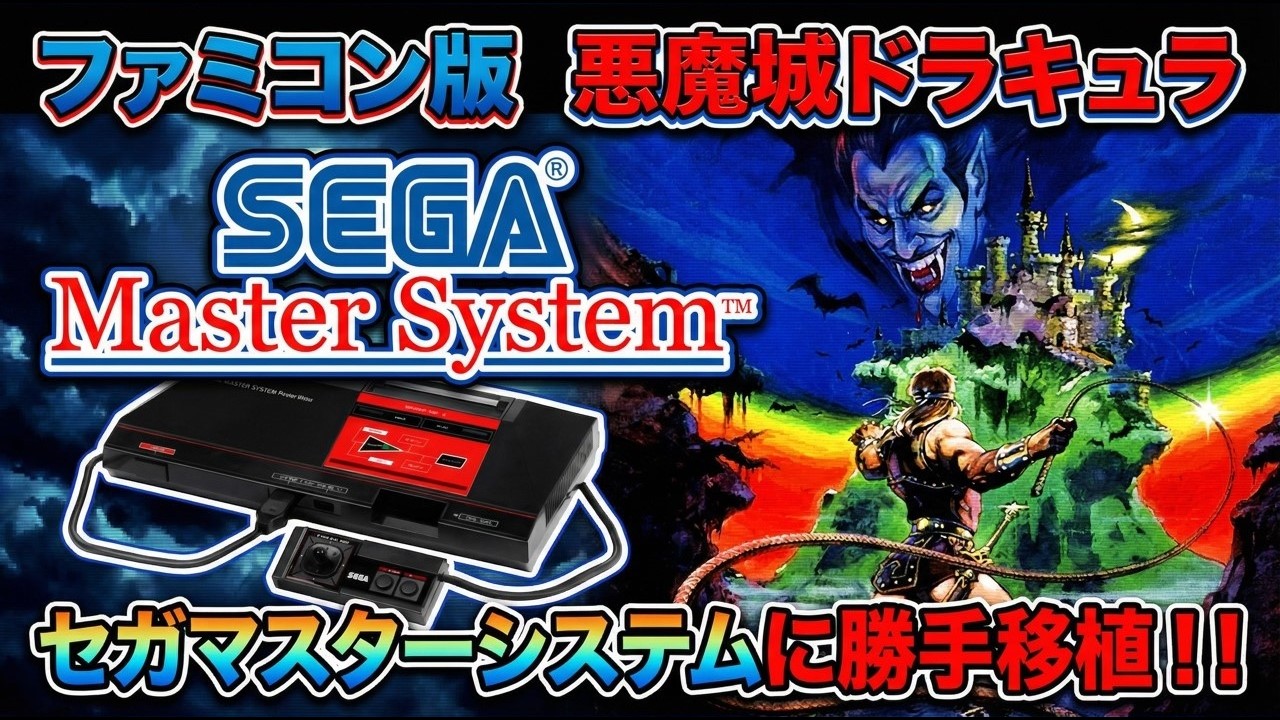 セガマスターシステム　悪魔城ドラキュラ　勝手移植