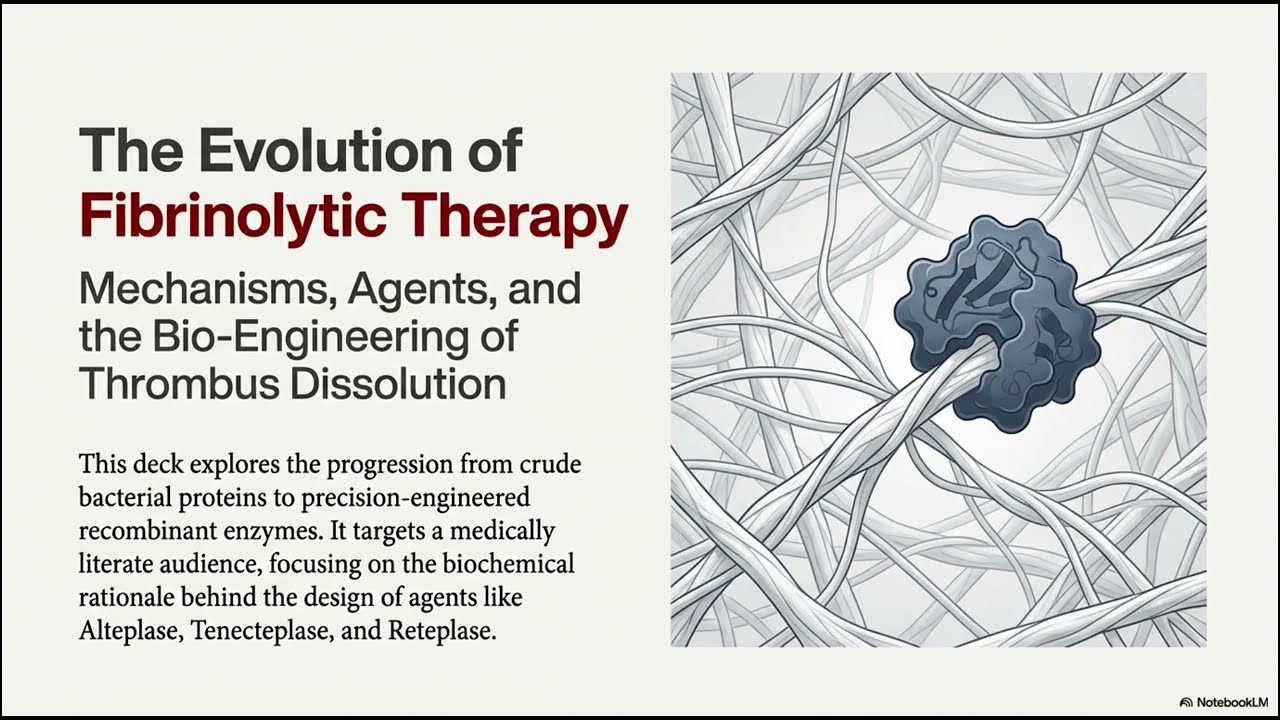 Fibrinolytic Drugs Explained Clearly | Mechanisms, Indications & Risks