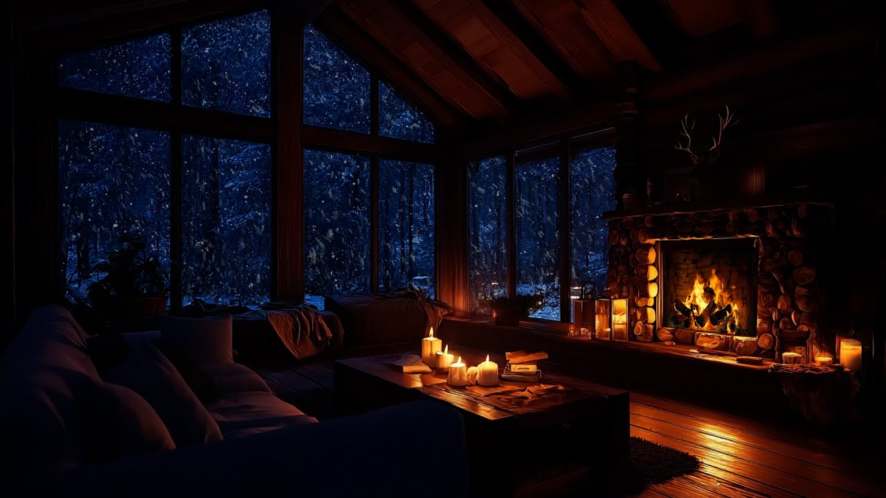❄️ Cozy Piano Sounds on a Cold Winter Night | Relax, Ease Stress & Sleep Deeply and Peacefully 🎹