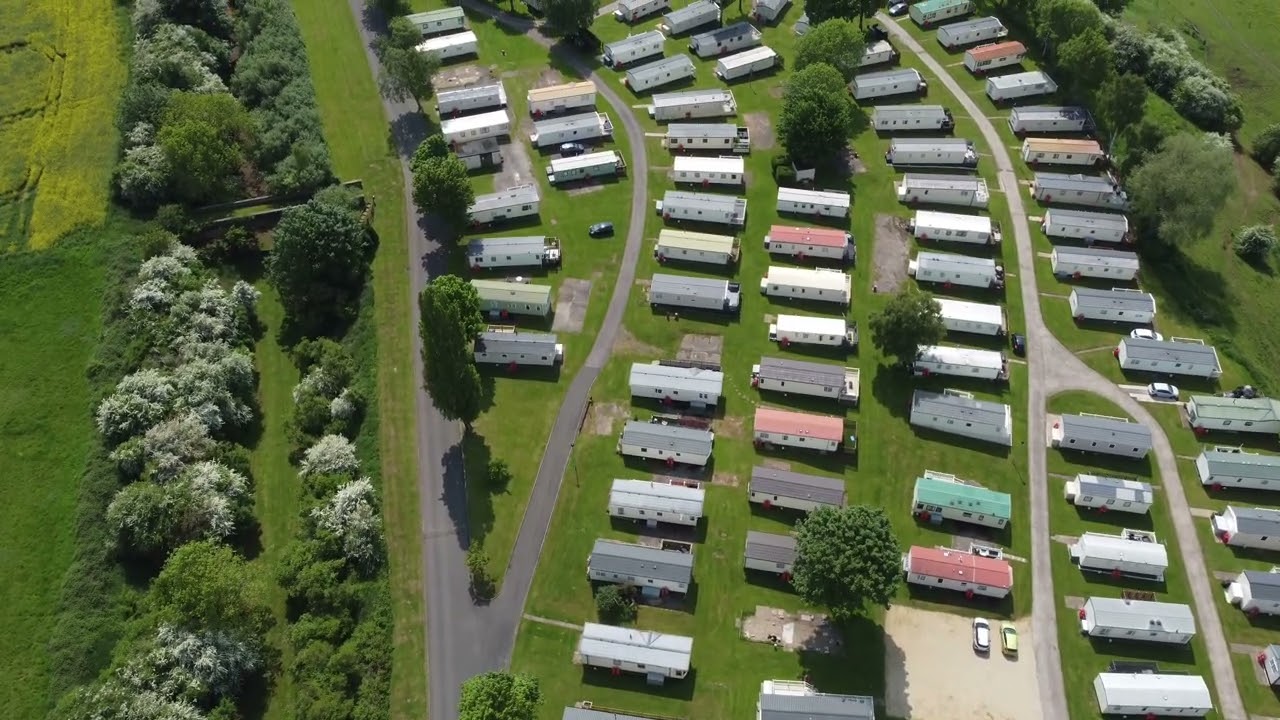 Yorkshire's Serenity from Above: Stunning Aerial Views 🏞️✨ Riverside Meadows Caravan Park, May 2023
