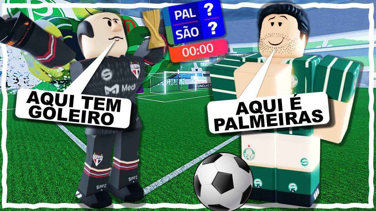 VIREI JOGADOR DE FUTEBOL DO PALMEIRAS NO ROBLOX