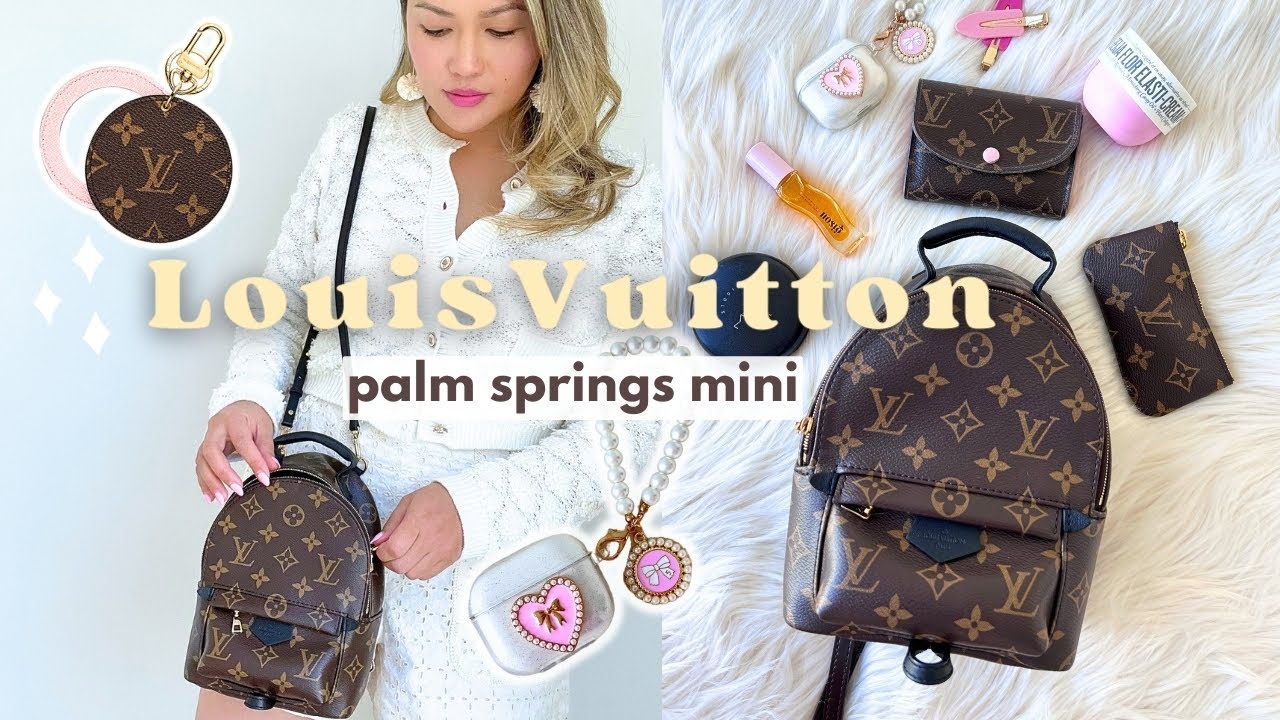 5 ways to wear LOUIS VUITTON Palm Springs Mini & WIMB 🤎
