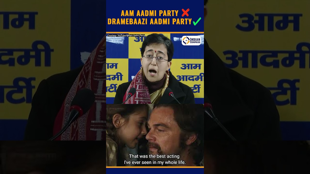 Atishi is putting up a drama because her dad signed mercy petitions for terrorist Afzal Guru.