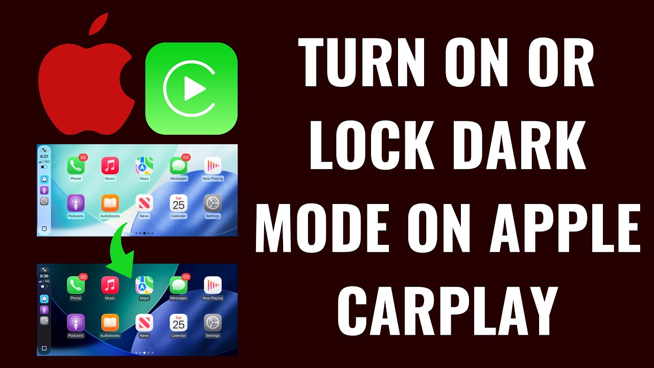 How to Turn On or Lock Dark Mode on Apple CarPlay