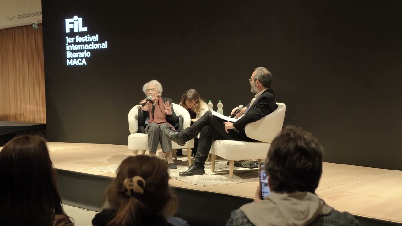 Homenaje a Ida Vitale , conversatorio con Ándres Echevarría - FIL / MACA