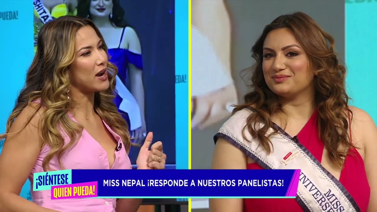 Jane Dipika Garrett, Miss Nepal 2023 en ¡Siéntese Quien Pueda! Entrevista Exclusiva