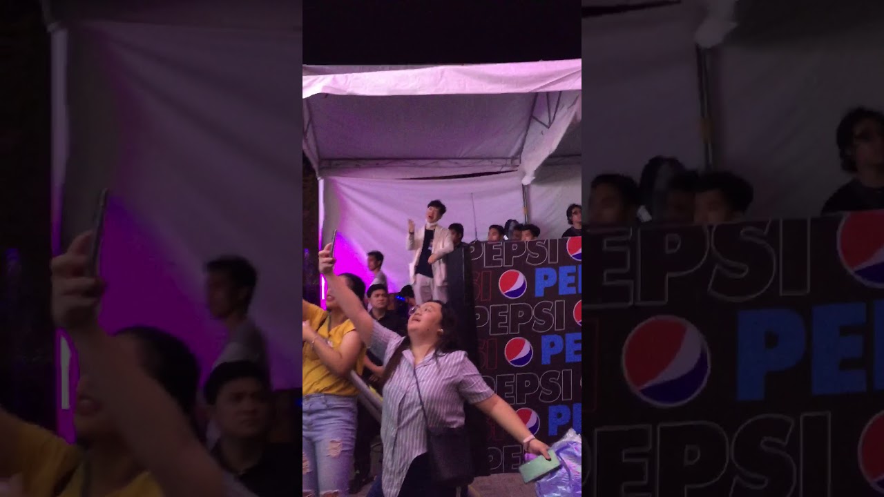 Tatang Robin being proud of his boys (Fancams)@PepsiTasteChallengeDVO