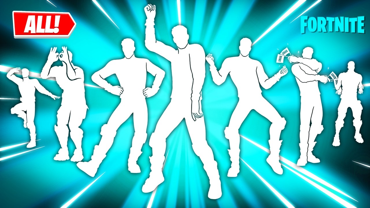 ВСЕ ТАНЦЫ И ЭМОЦИИ ИЗ СЕРИИ ICON В FORTNITE