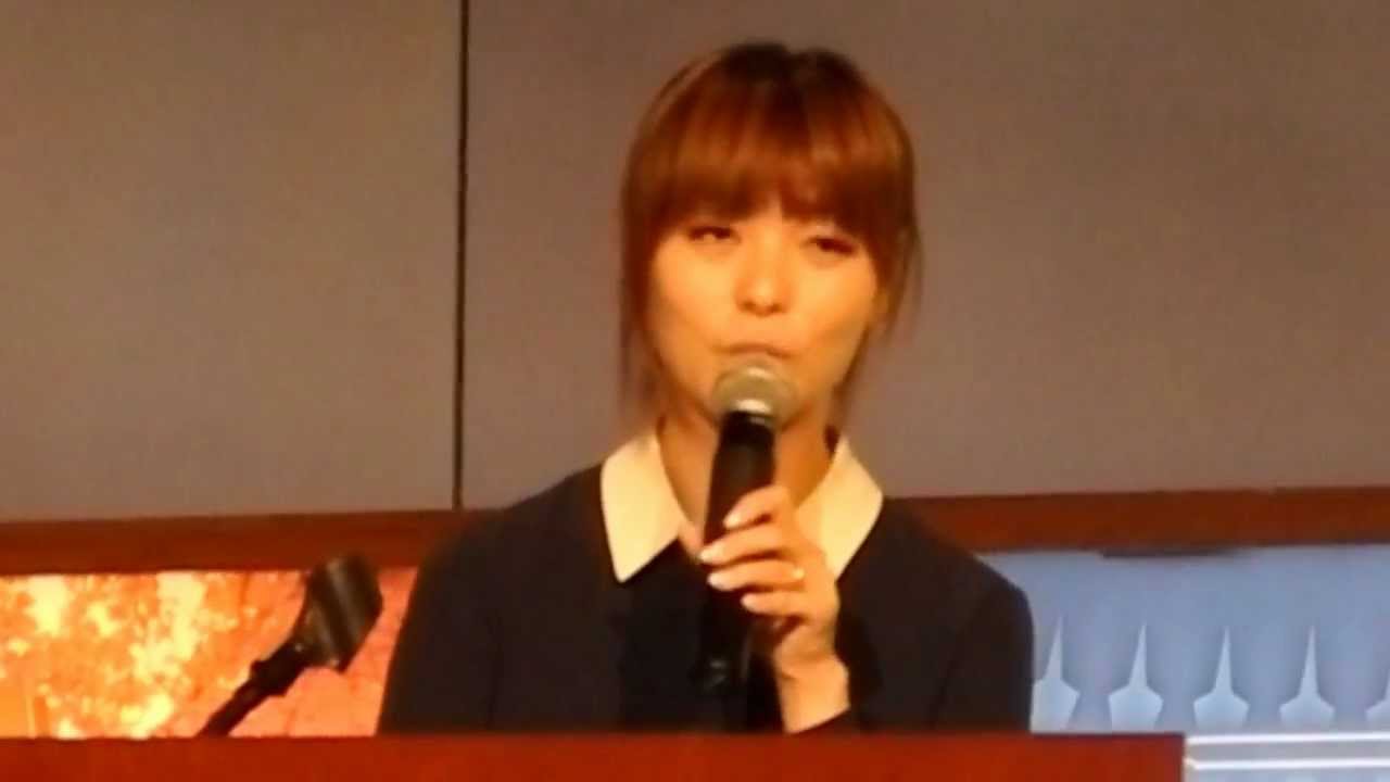 New! Wonder Girls Sun Ye 선예 speaking in Washington DC at Hallyu Forum 2012-10-16 - HD