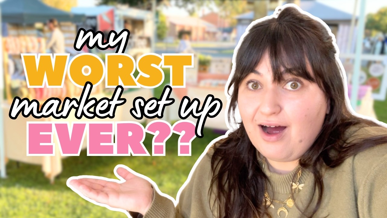 Ranking My Market Stalls: From Total Chaos to Sellout 🤯 (Small Biz Tips!)