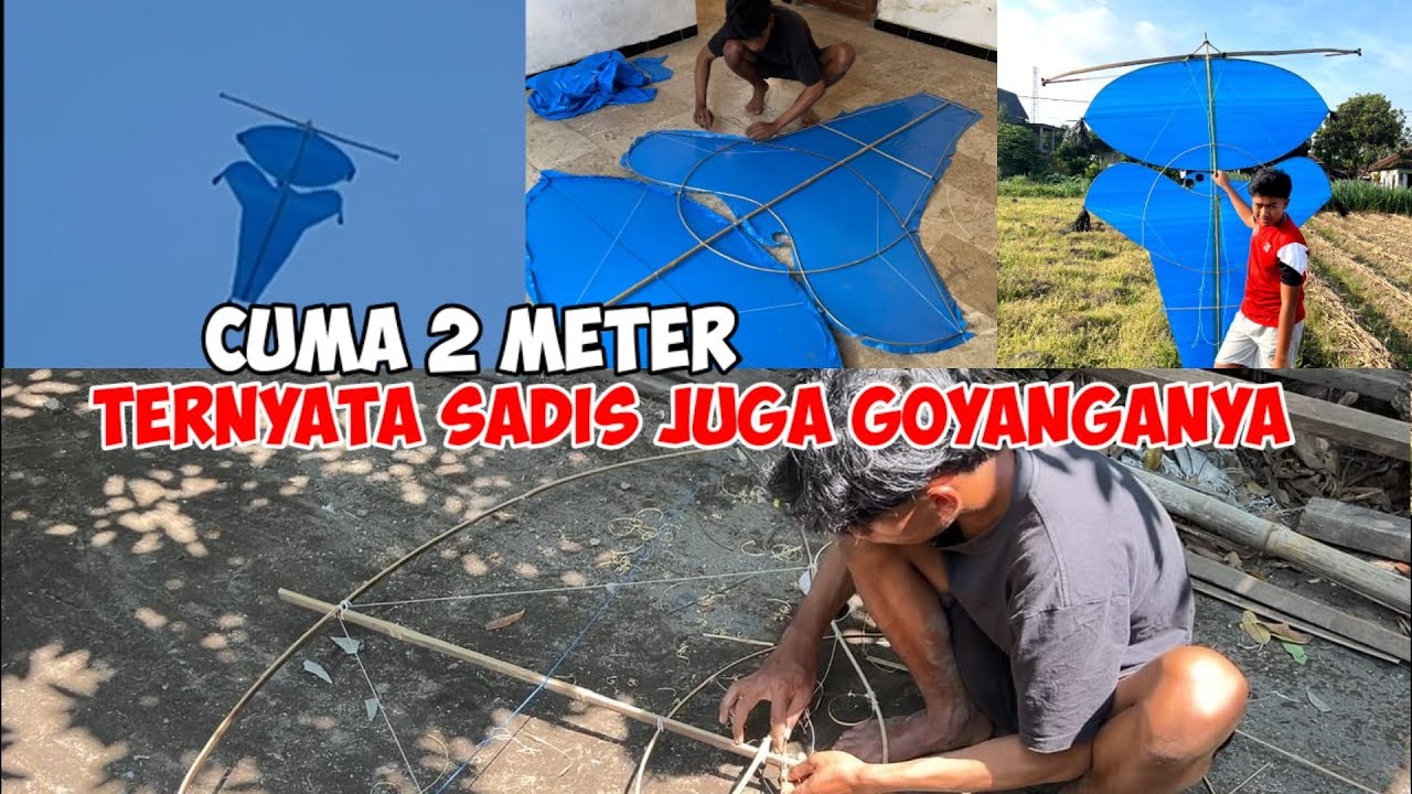 AKU NYOBAIIN BIKIN LAYANGAN KA' SEKAAN MADURA LANGSUNG DI TES TERBANG BARENG LAYANGAN RAM RAMAN 