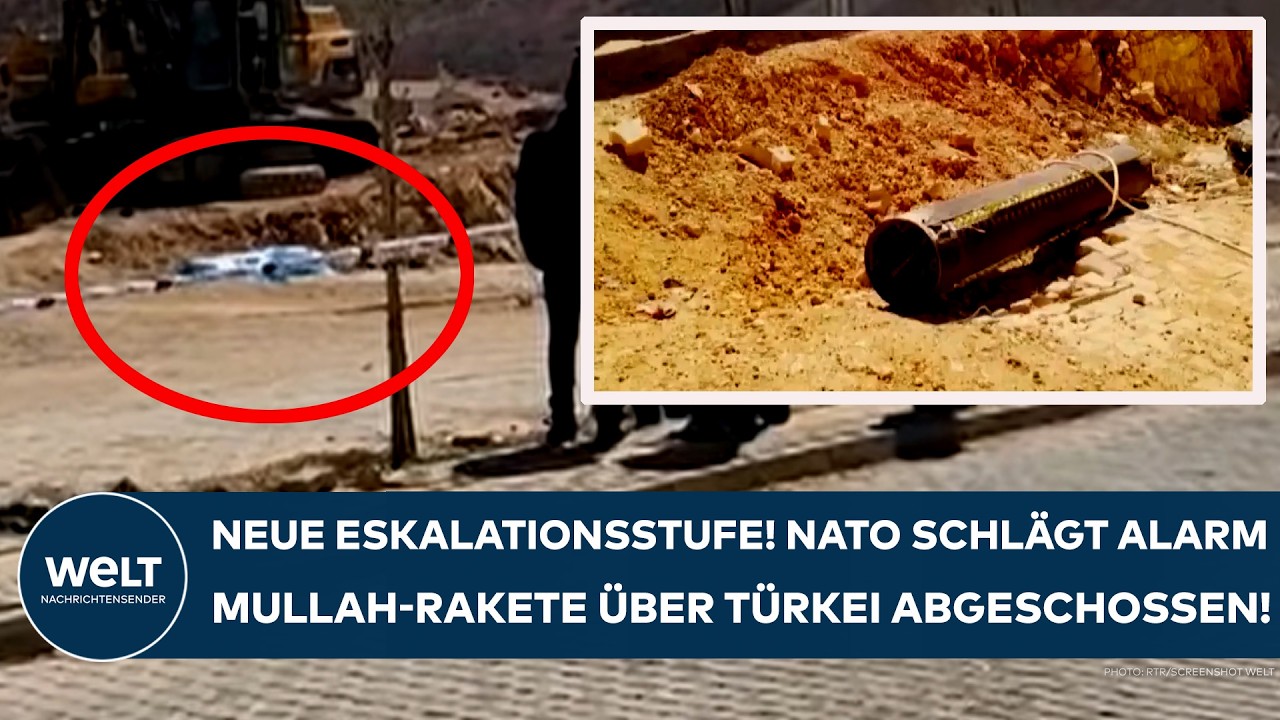 IRAN: Neue Eskalationsstufe! Nato schlägt erneut Alarm! Mullah-Rakete über der Türkei abgeschossen!