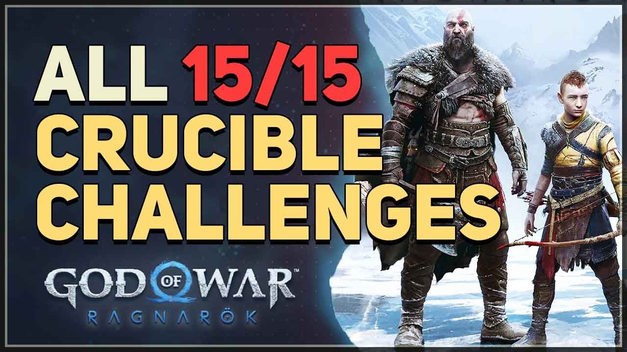 All 15 Crucible Challenges God of War Ragnarok