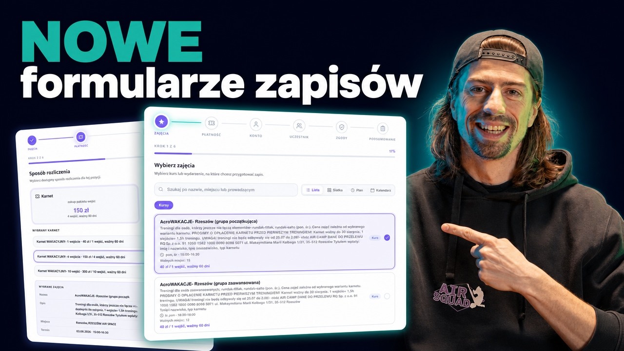 Nowe formularze zgłoszeniowe w AIPAX &ndash; kreator krok po kroku