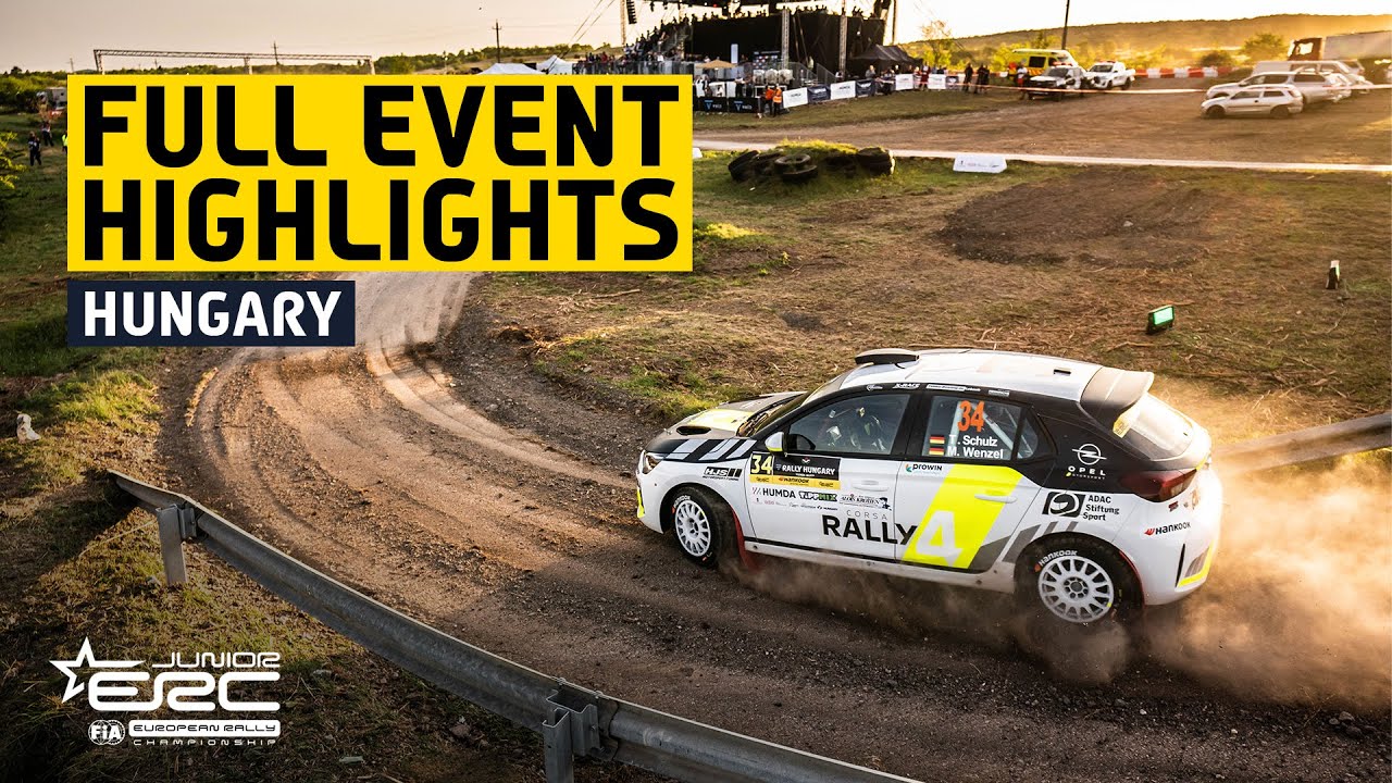 Junior ERC Highlights | ERC V-Híd Rally Hungary 2024