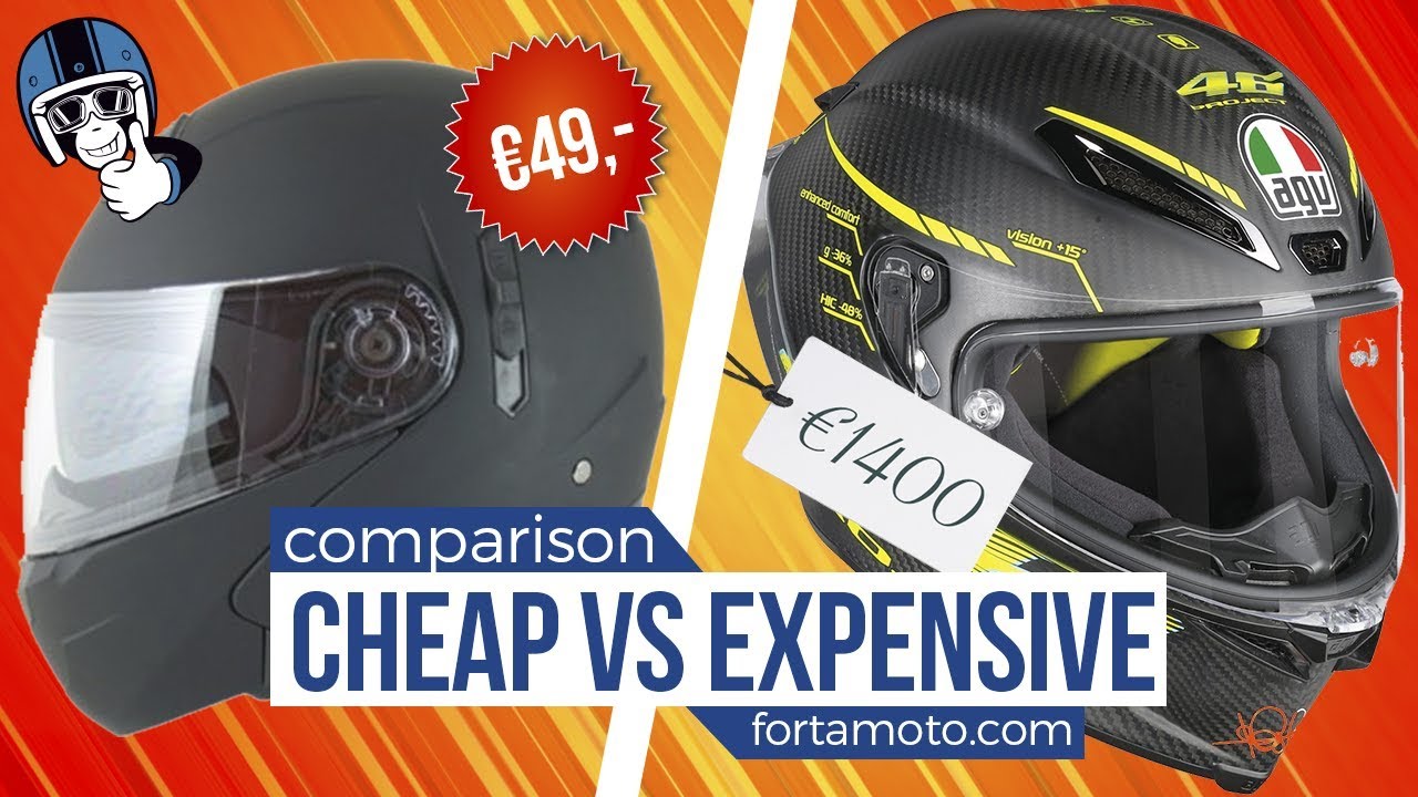 Cheap vs Expensive Motorycle Helmets | FortaMoto.com