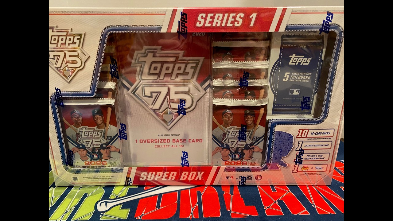 2026 Topps Series 1 Super Box Opening! Seeing If We Can Pull One Of The Rare Funko Cards!!