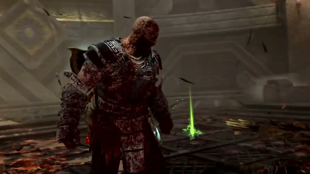 God of War 4 killed Valkyrie 1.30 minute Zeus armour
