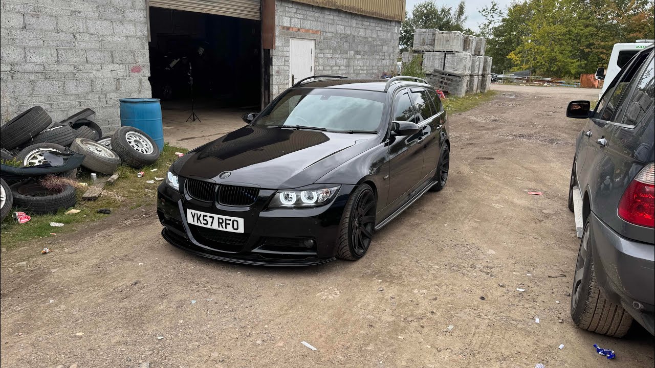 Установка рычага переключения передач на шасси BMW E90