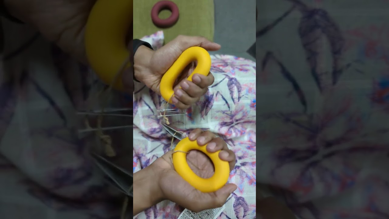 Unboxing hand grippers (forearm exercise)