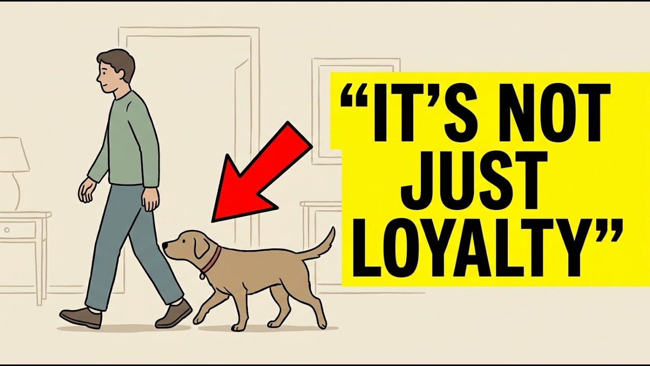 The Real Reason Your Dog Follows You Everywhere(Most Owners Don’t Know This)