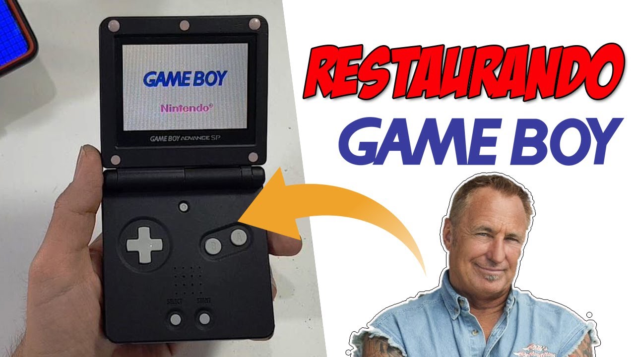 RESTAURACION de GAME BOY ADVANCE SP | Increible TUNNING!!