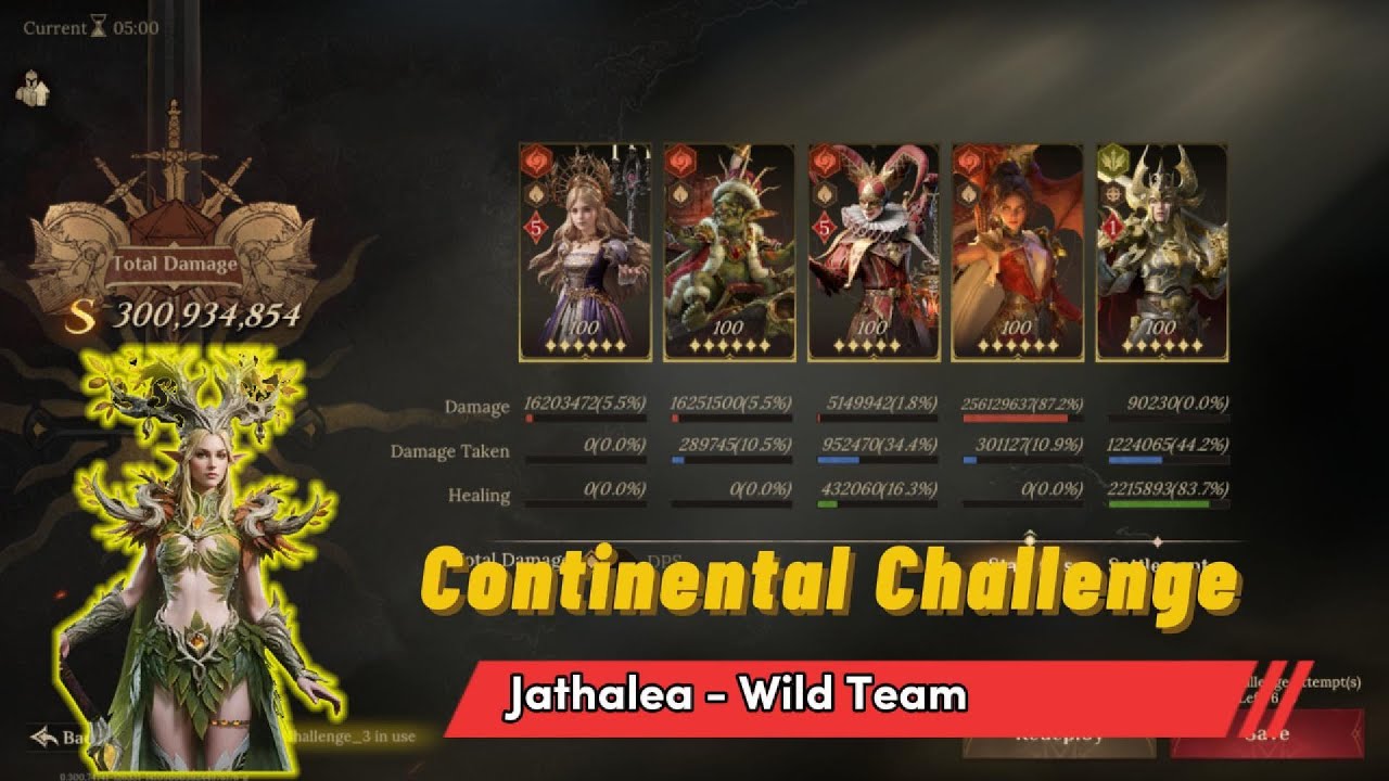 Wild Team vs Jathalea | Continental Challenge Season 3 | Dragonheir: Silent Gods