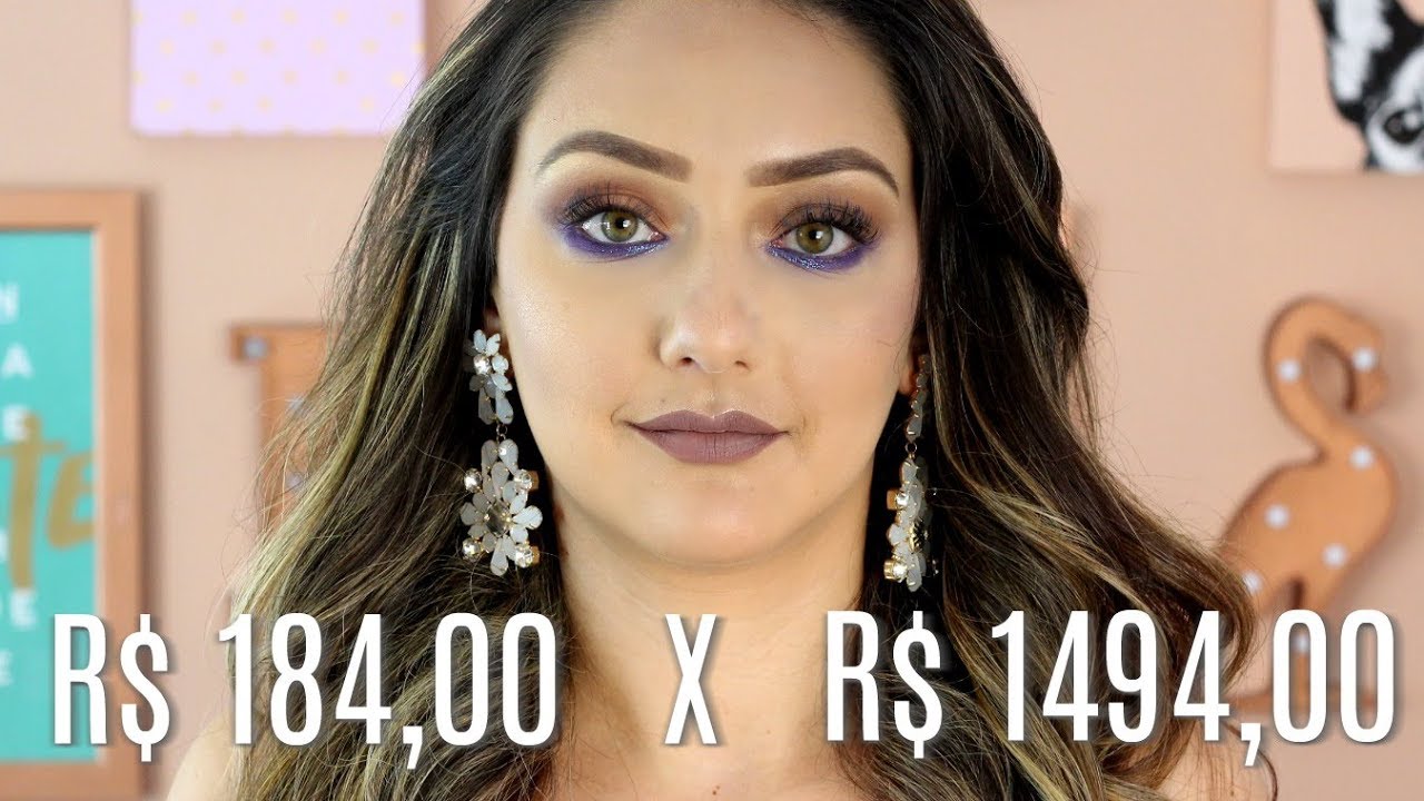 MAKE CARA X MAKE BARATA #SEXTADETUTORIAL #PALACIODASMAQUIAGENS