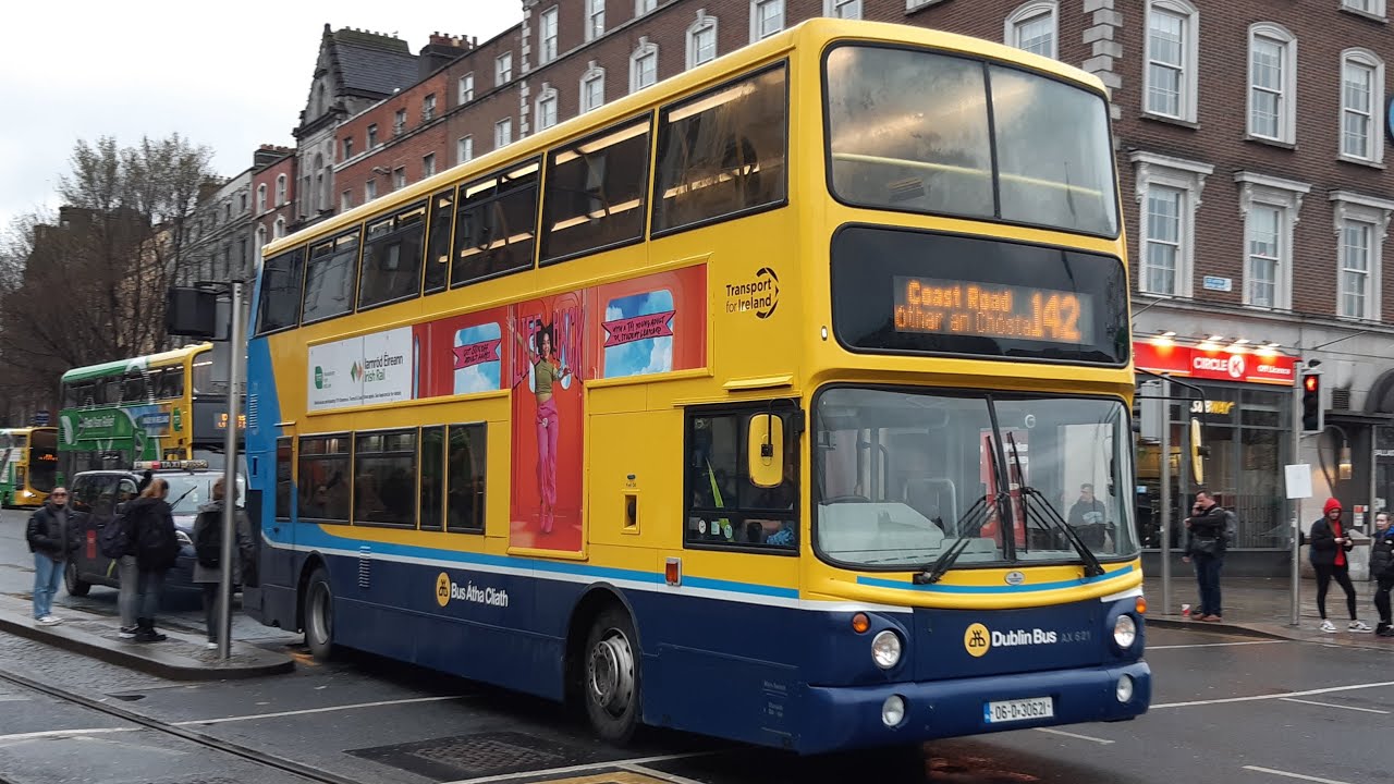 Ride on Dublin Bus AX621 on route 142 (Malahide Station - Portmarnock Sports & Leisure Club)