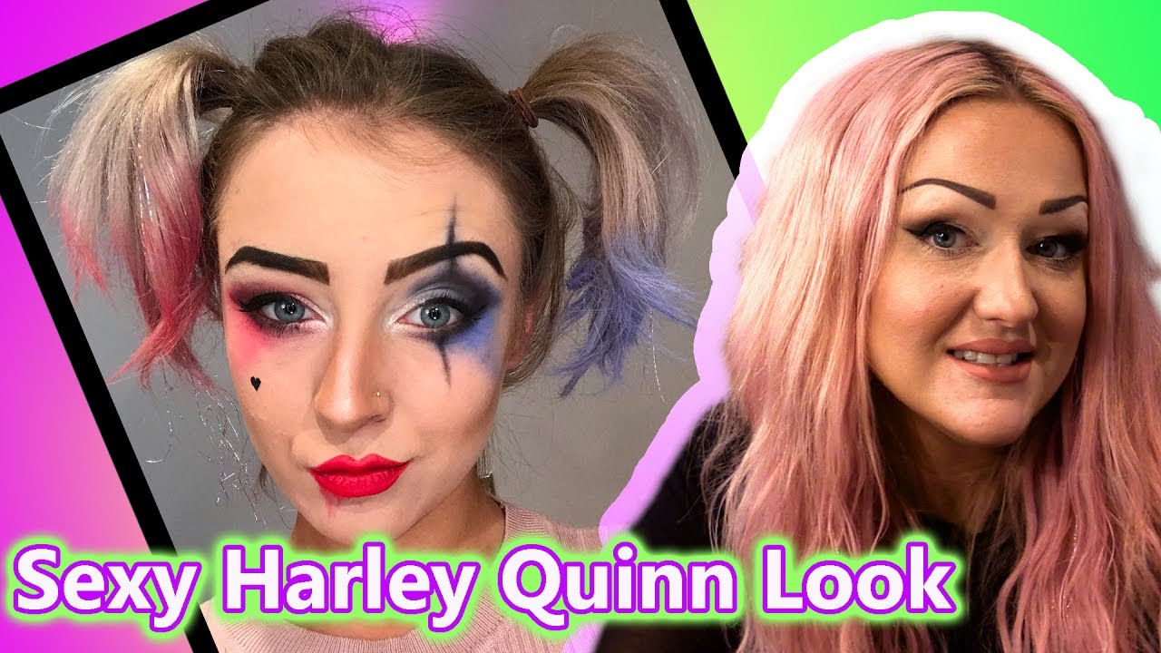 Sexy Suicide Squad - Harley Quinn - Makeup Tutorial