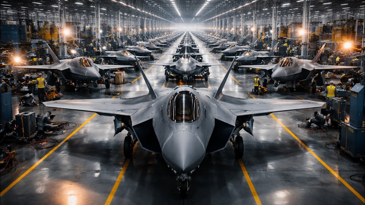 Inside the F-35 Factory: How the Army's $80M Stealth Fighter is Made