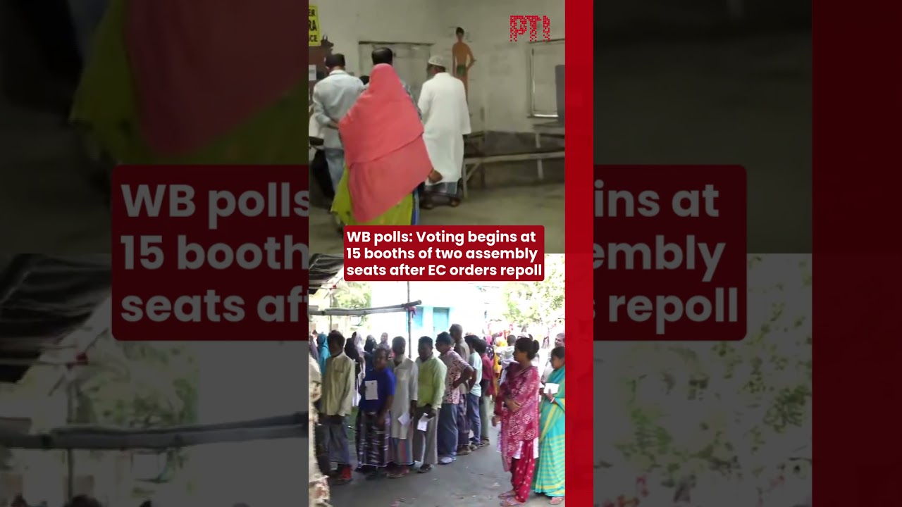 WB polls: Voting begins at 15 booths of two assembly seats after EC orders repoll