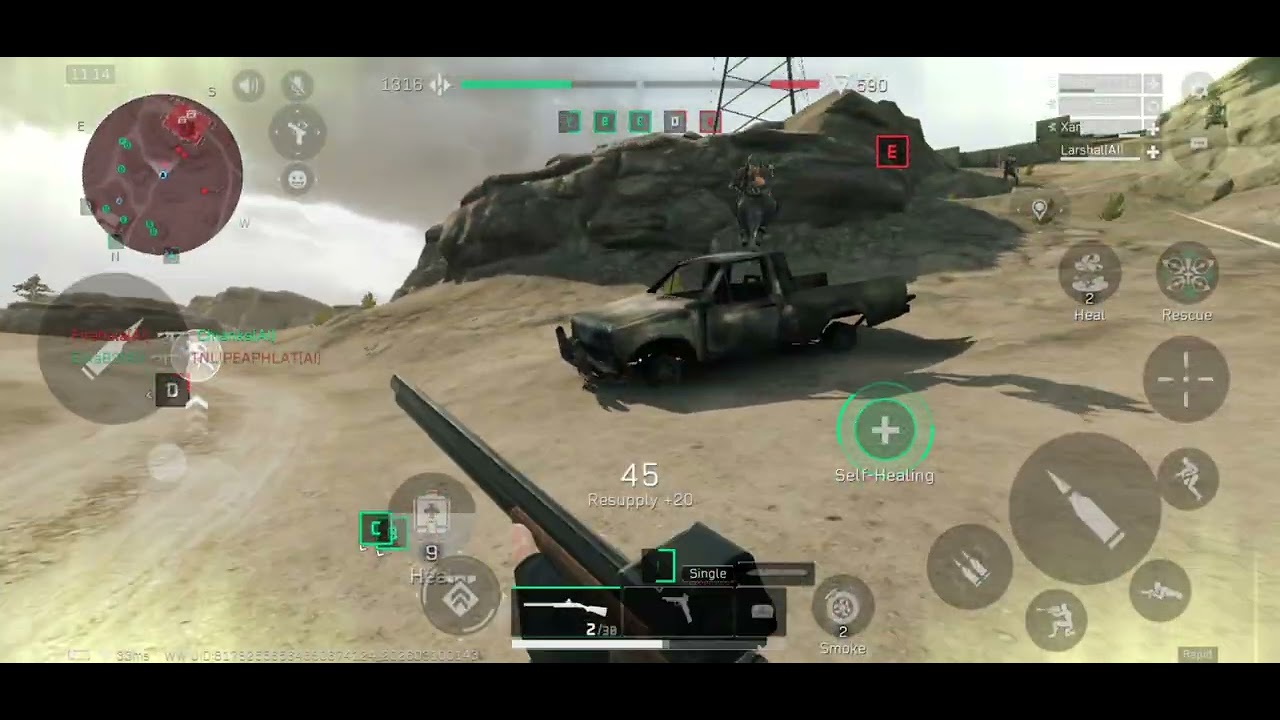 Delta Force Mobile shotgun gameplay