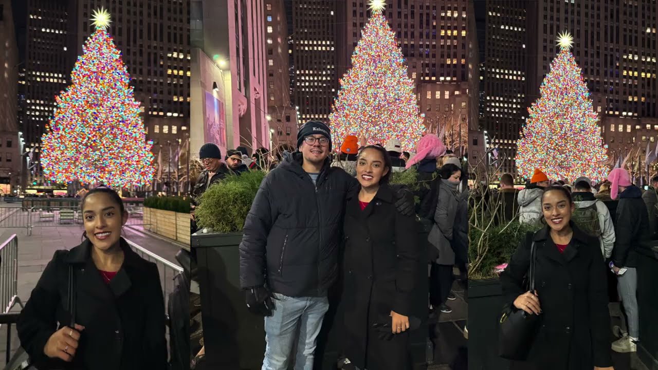 Holidays in NYC (One Time Square & Rockefeller Christmas Tree)
