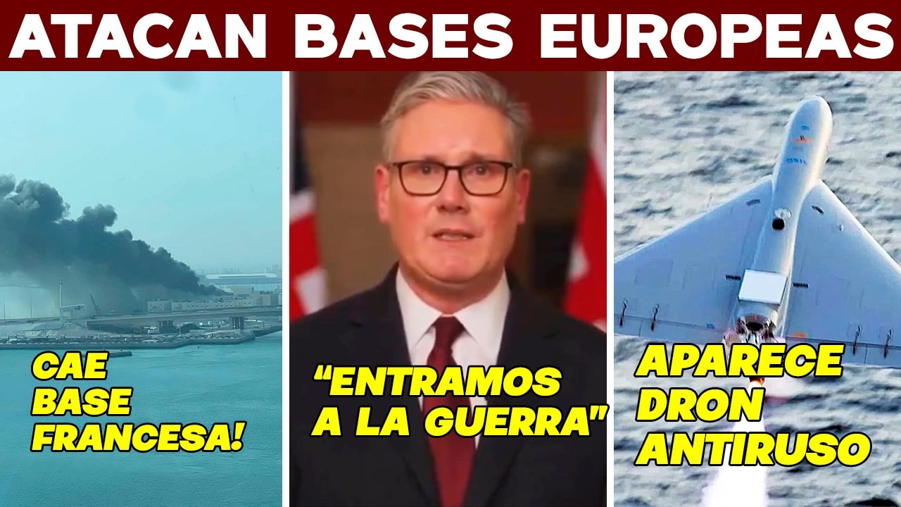 IRAN ESCALA TODO! ATACA BASES EUROPEAS. INGLESES ENTRAN A LA GUERRA. RUSOS A PUNTO