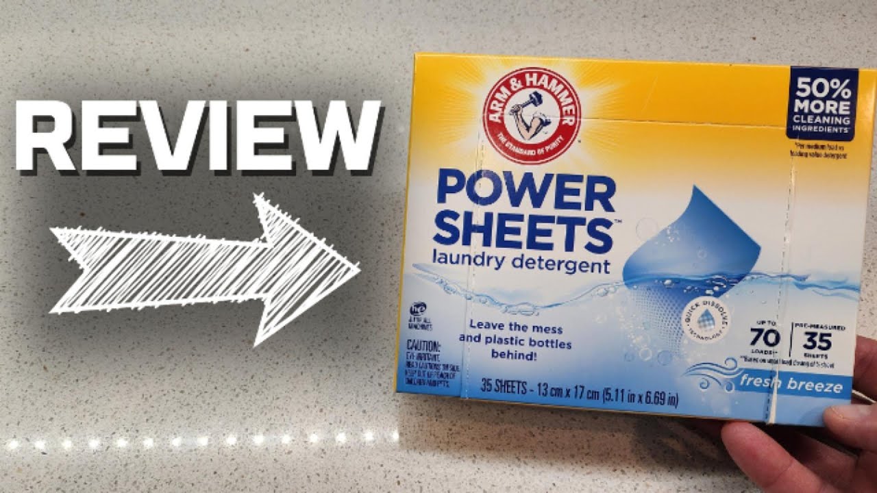 Arm & Hammer Power Sheets Laundry Detergent Review